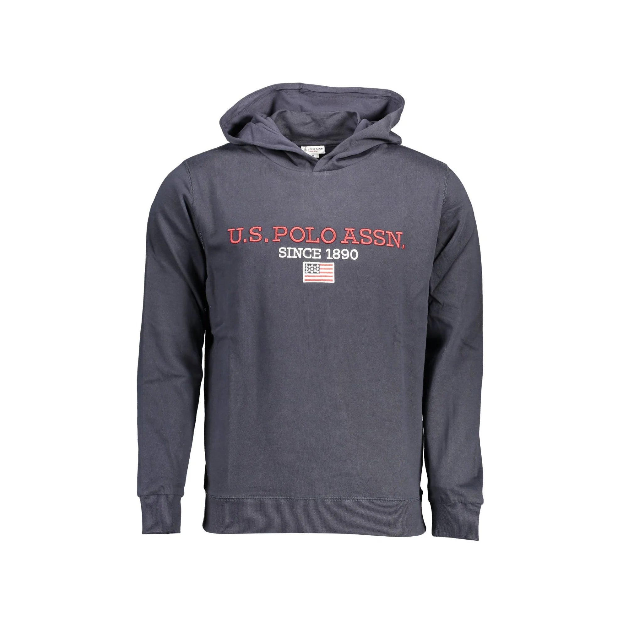 U.S. Polo Felpa Uomo Blu con Cappuccio Logo Felpe - foto prodotto